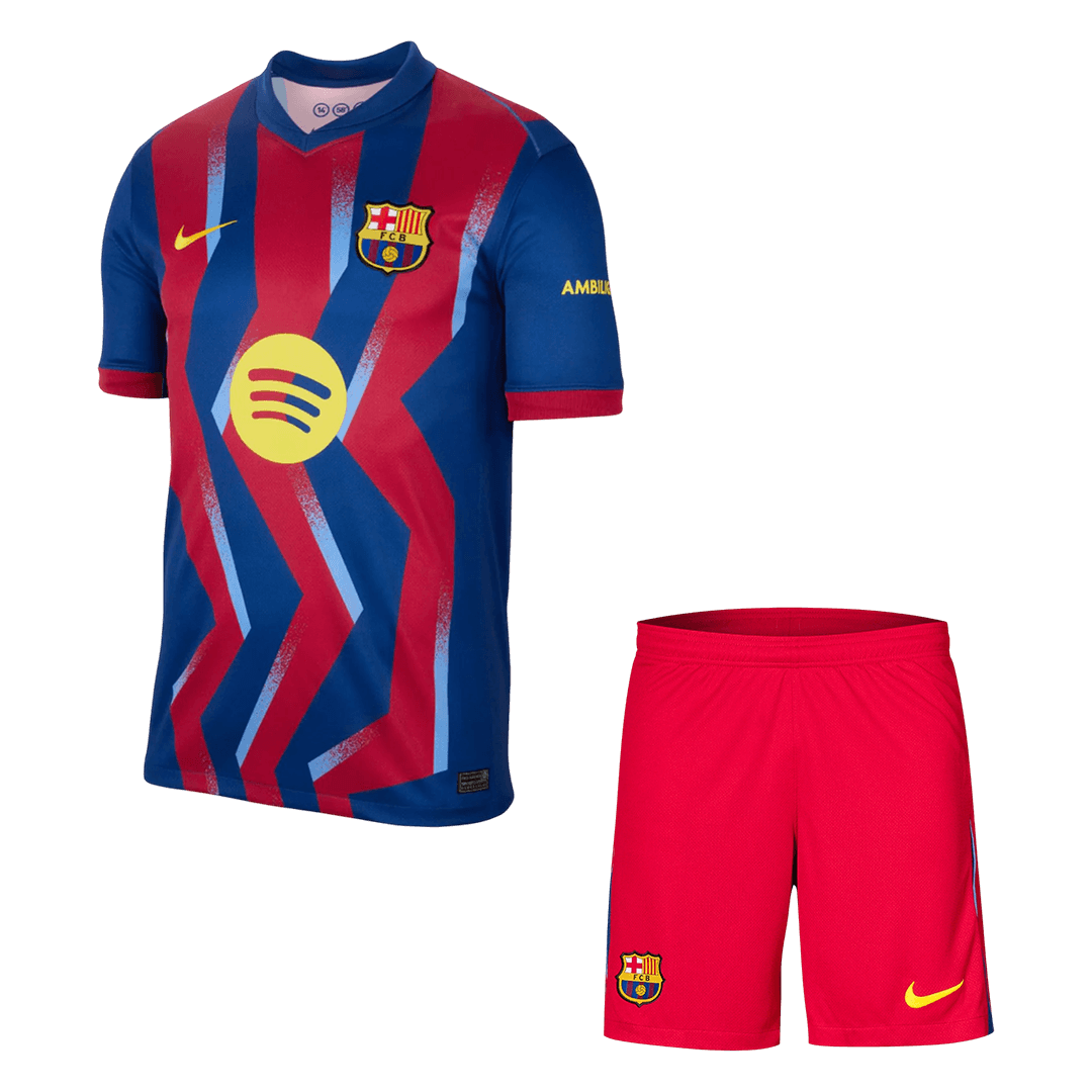 Set Tricouri Fotbal Barcelona Al Patrulea 2025/26