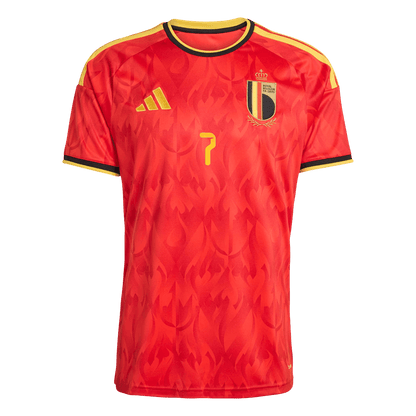 Tricouri Fotbal Belgium DE BRUYNE #7 Acasă Cupa Mondială 2026