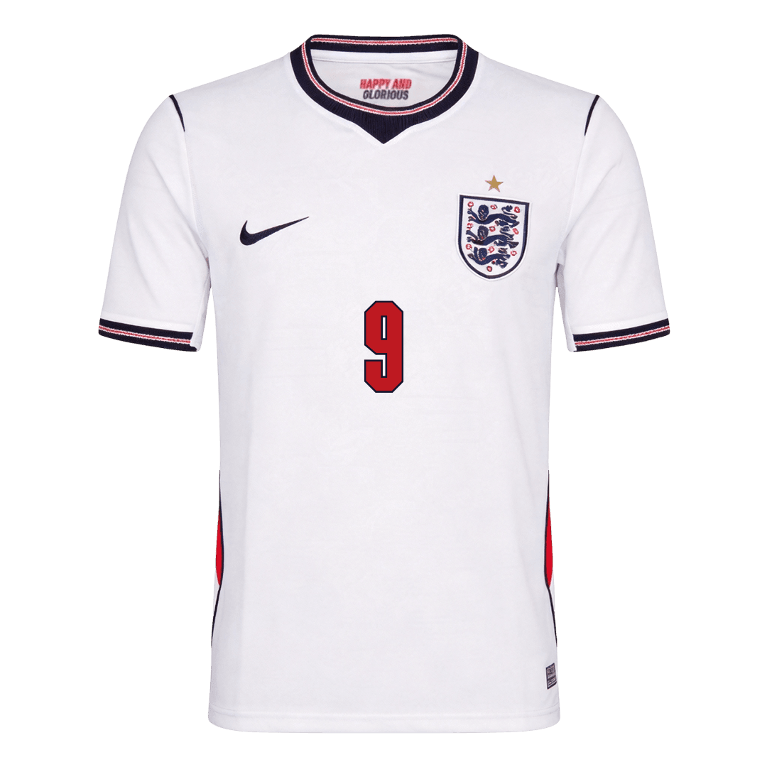 Tricouri Fotbal Anglia KANE #9 Acasă Cupa Mondială 2026