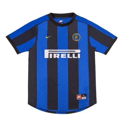 Tricouri Fotbal Vintage Inter Milano RONALDO #9 Acasă 1999/00