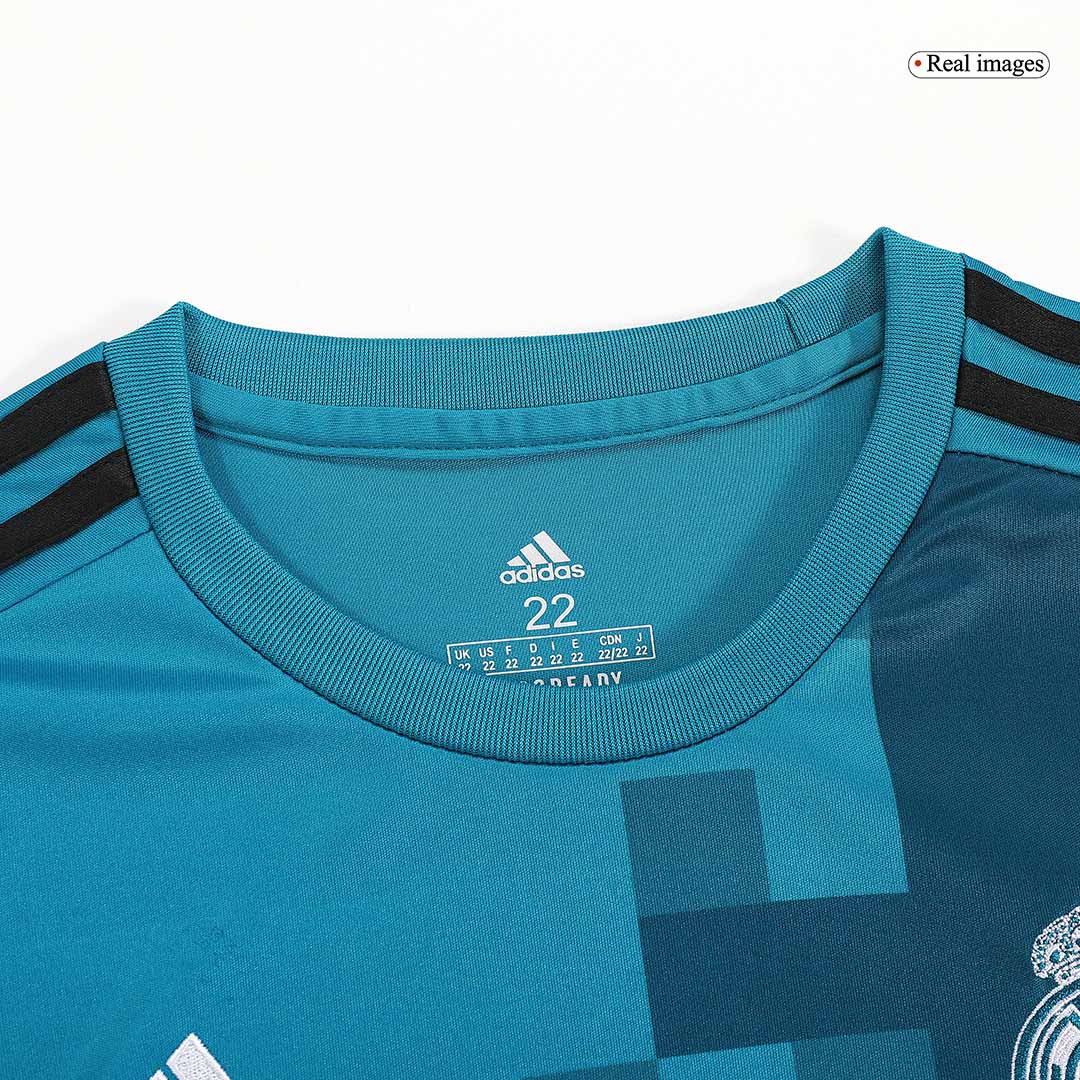 Set Tricouri Fotbal Real Madrid Treilea 2017/18 Pentru Copii