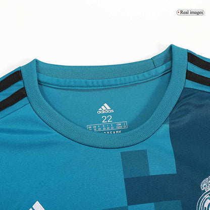 Set Tricouri Fotbal Real Madrid Treilea 2017/18 Pentru Copii