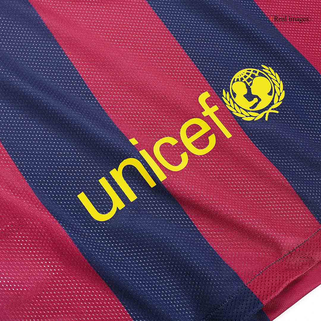 Tricouri Fotbal Vintage Barcelona NEYMAR JR #11 Acasă 2014/15
