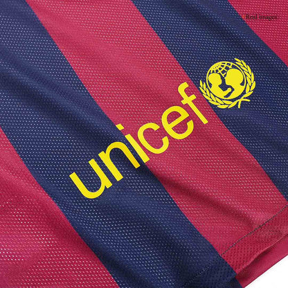 Tricouri Fotbal Vintage Barcelona NEYMAR JR #11 Acasă 2014/15
