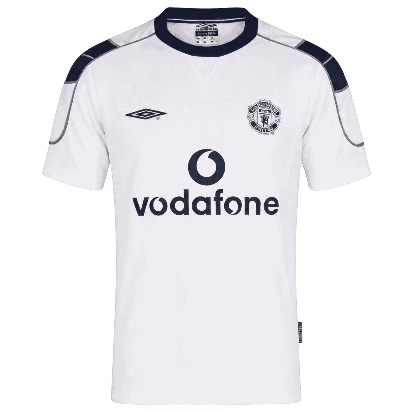 Tricouri Fotbal Vintage Manchester United Deplasare 2000/01