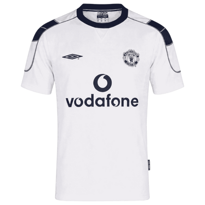 Tricouri Fotbal Vintage Manchester United Deplasare 2000/01