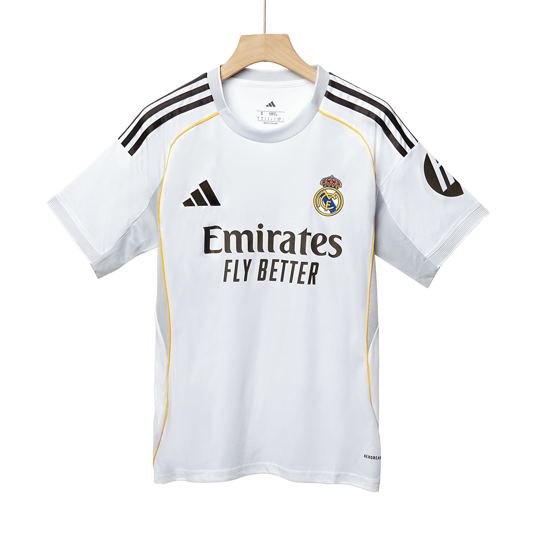 Tricouri Fotbal Real Madrid HUIJSEN #24 Acasă 2025/26 - Premium (mărime mare)