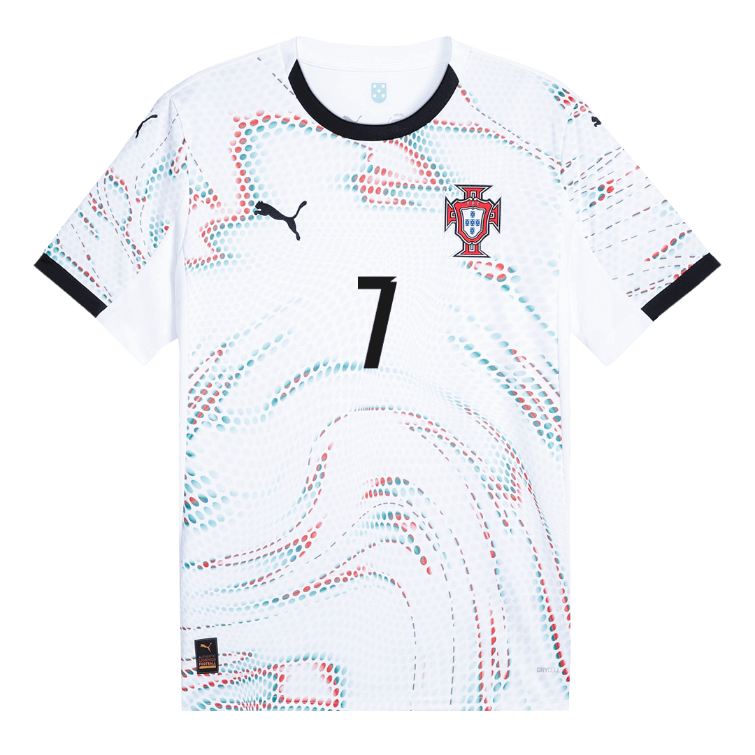 Tricouri Fotbal Portugalia RONALDO #7 Deplasare 2025 (mărime mare)