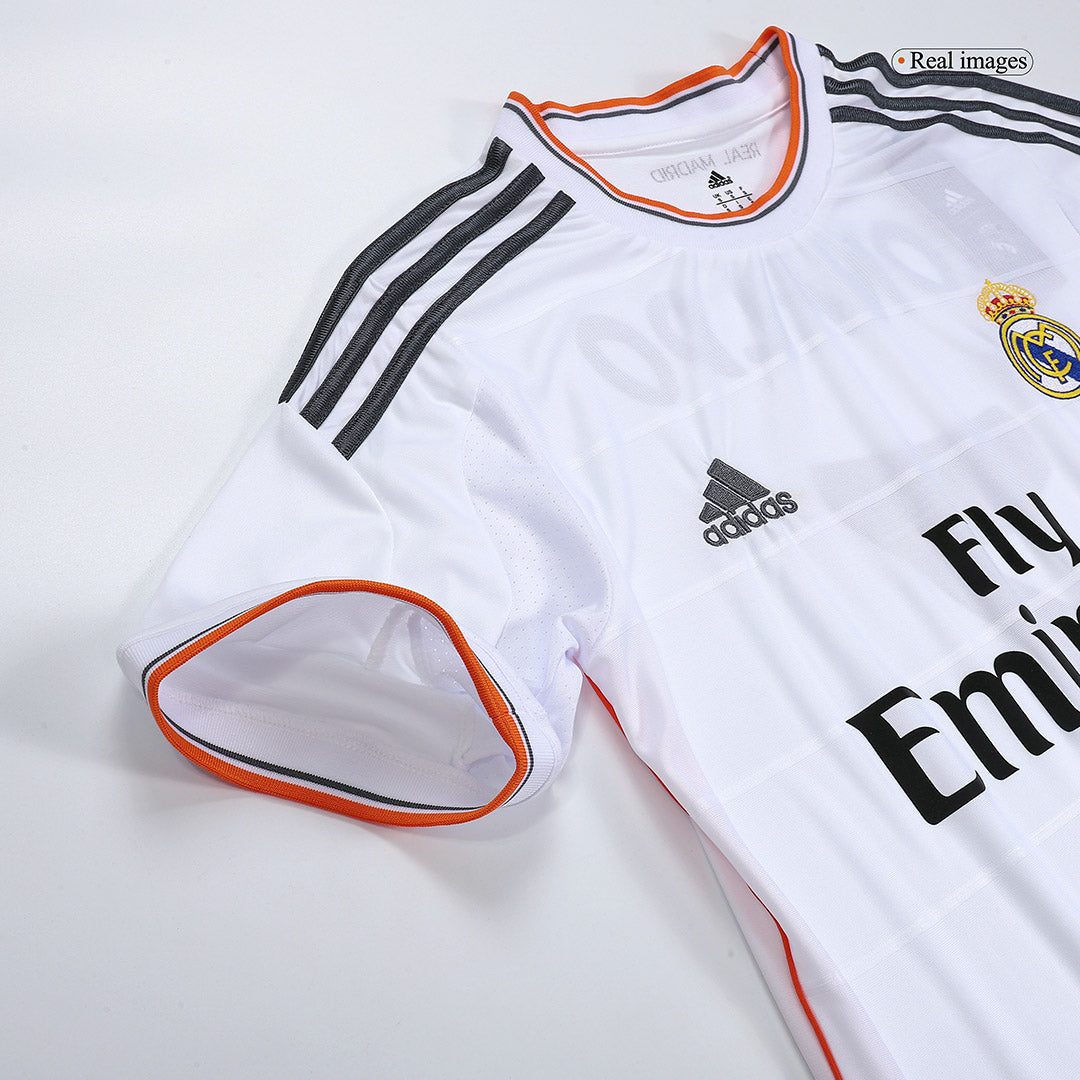 Tricouri Fotbal Vintage Real Madrid RONALDO #7 Acasă 2013/14