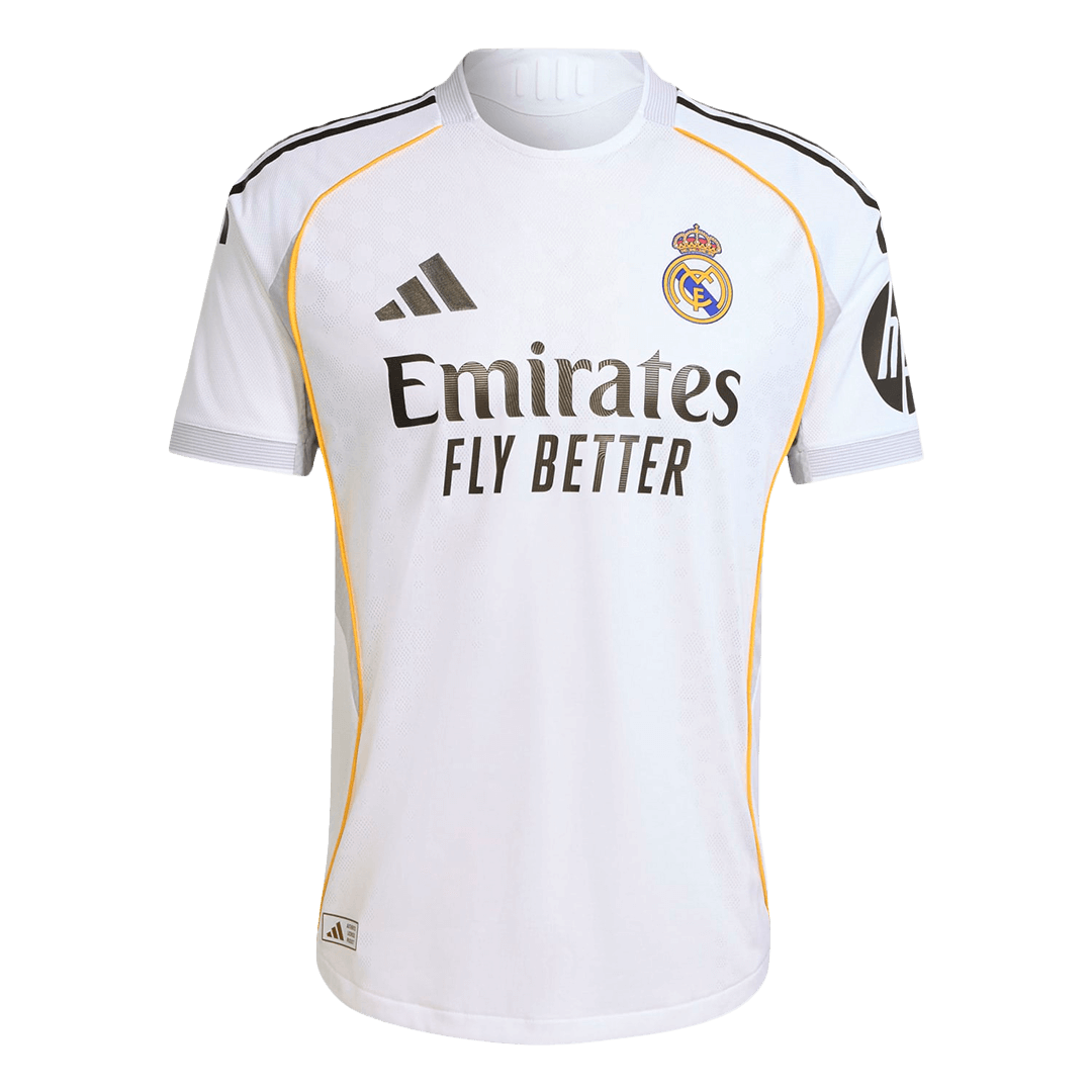 Tricouri Fotbal Real Madrid VINI JR. #7 Acasă 2025/26 Authentic - Premium