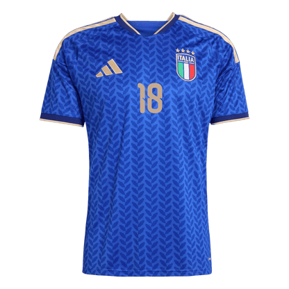 Tricouri Fotbal Italia BARELLA #18 Acasă Cupa Mondială 2026 - Premium
