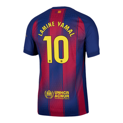 Tricouri Fotbal Barcelona LAMINE YAMAL #10 Acasă 2025/26 Authentic