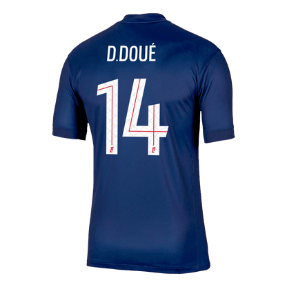 Tricouri Fotbal PSG D.DOUÉ #14 Acasă 2025/26 - Premium (mărime mare)