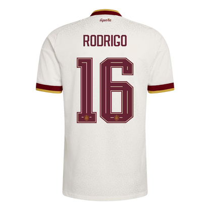 Tricouri Fotbal Spania RODRIGO #16 Deplasare Cupa Mondială 2026 Authentic