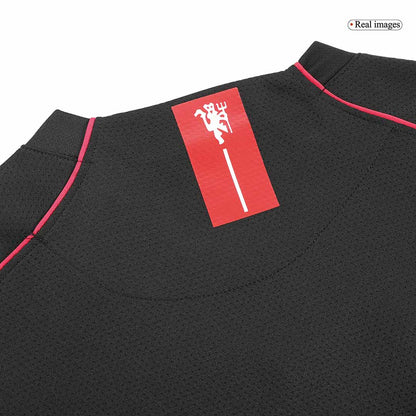 Tricouri Fotbal Vintage Manchester United Deplasare 2007/08 Mânecă Lungă