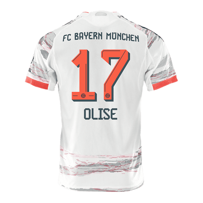 Tricouri Fotbal Bayern Munchen OLISE #17 Deplasare 2025/26 Authentic