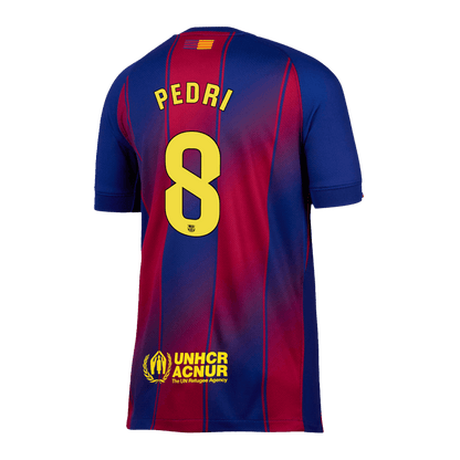 Tricouri Fotbal Barcelona PEDRI #8 Acasă 2025/26 - Premium