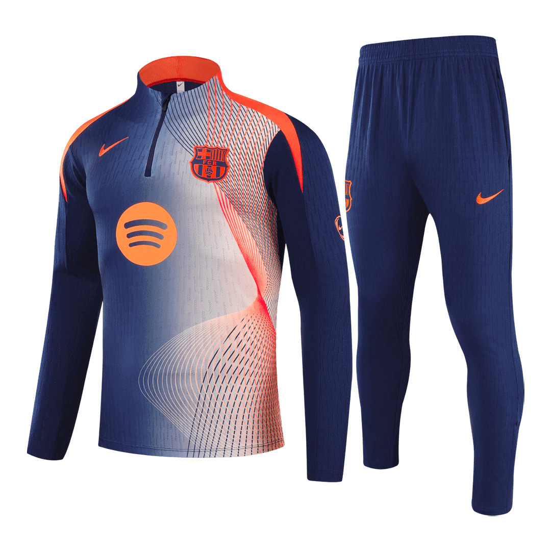 Set Bluză Barcelona 2025/26 Pentru Copii - Black&Orange