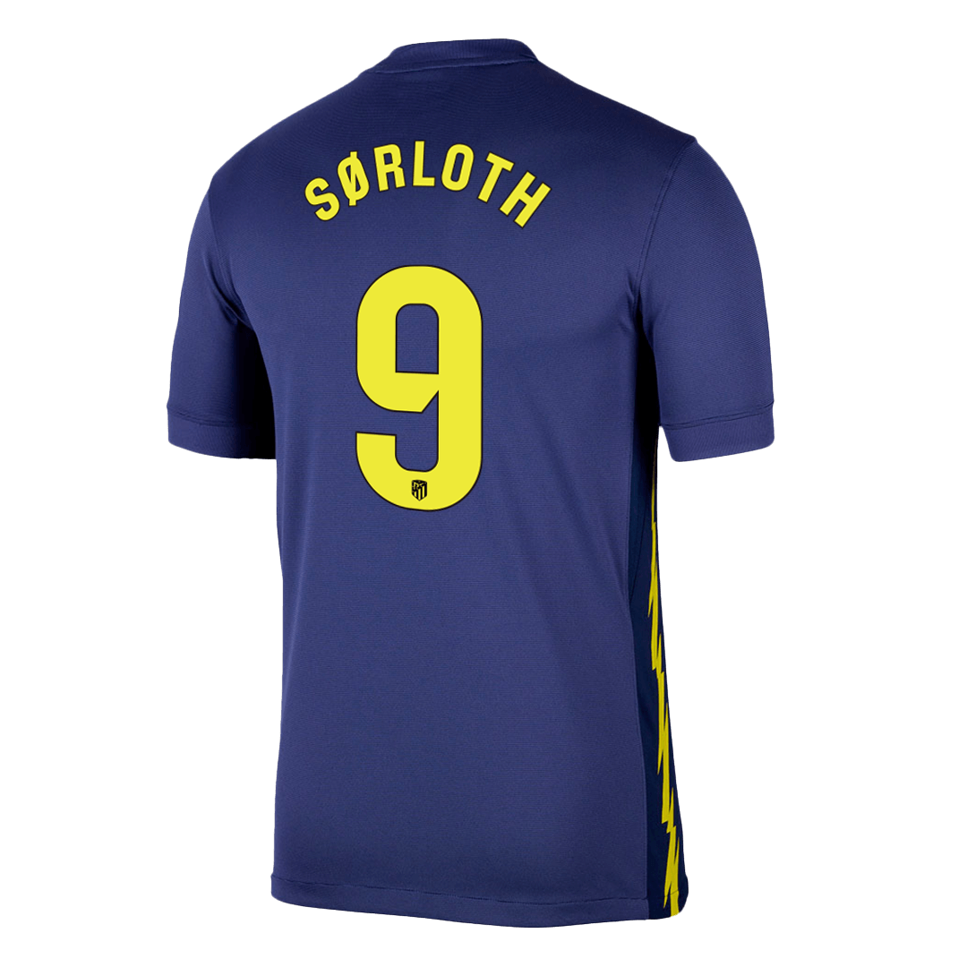 Tricouri Fotbal Atletico Madrid SØRLOTH #9 Deplasare 2025/26