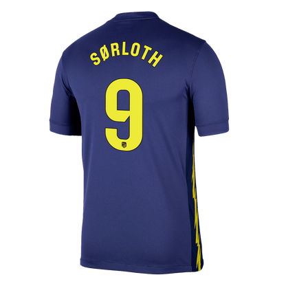 Tricouri Fotbal Atletico Madrid SØRLOTH #9 Deplasare 2025/26