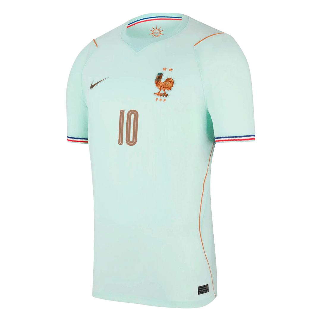 Tricouri Fotbal Franța MBAPPE #10 Deplasare Cupa Mondială 2026