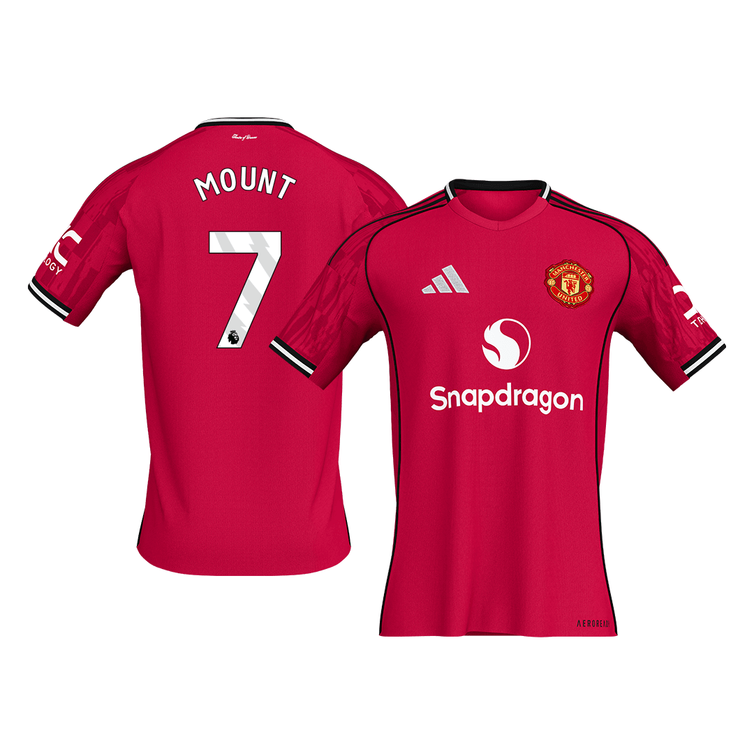 Tricouri Fotbal Manchester United MOUNT 7 Acasă 2025/26 - Premium - TricouriFotbaliști Shop