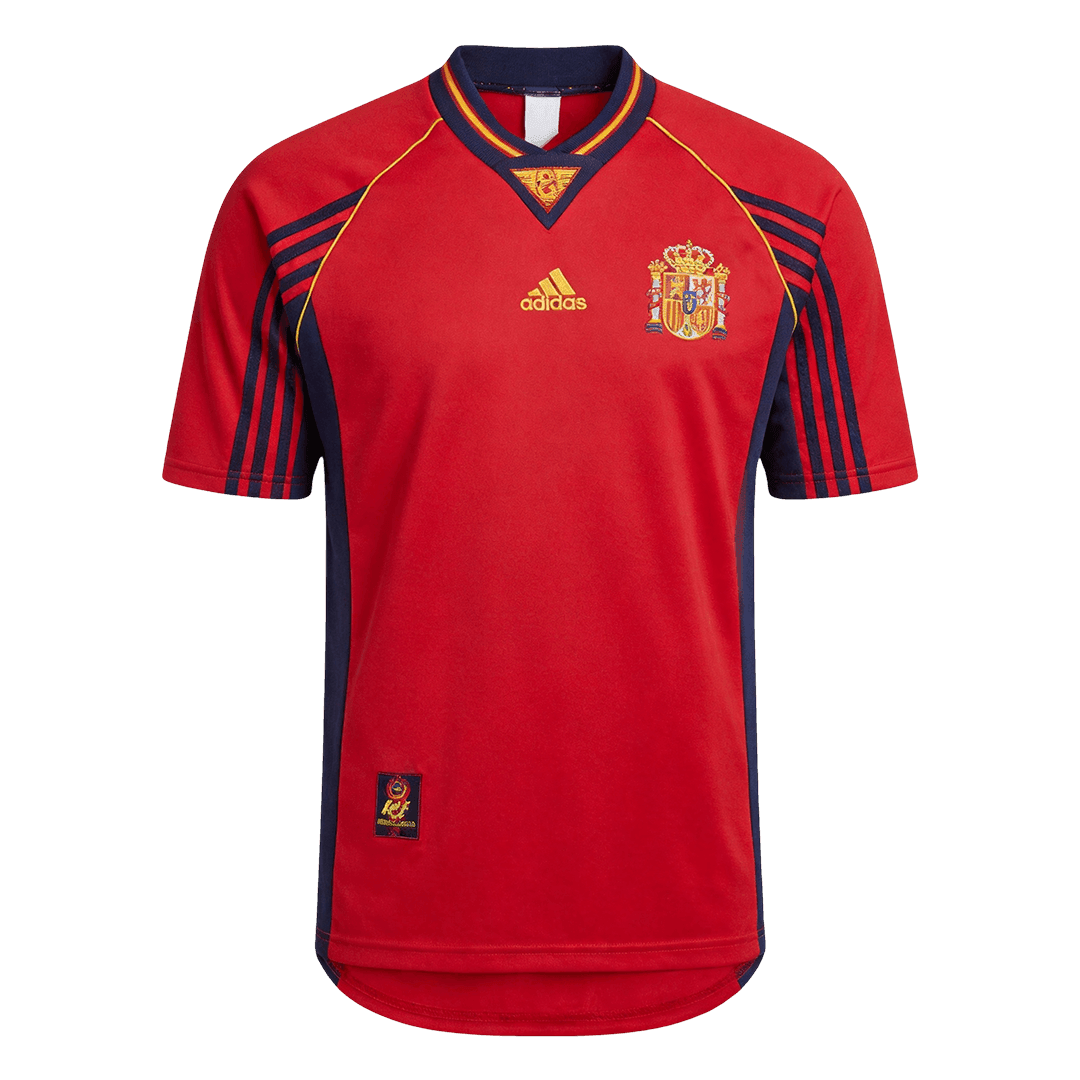 Tricouri Fotbal Vintage Spania Acasă 1998