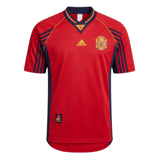 Tricouri Fotbal Vintage Spania Acasă 1998