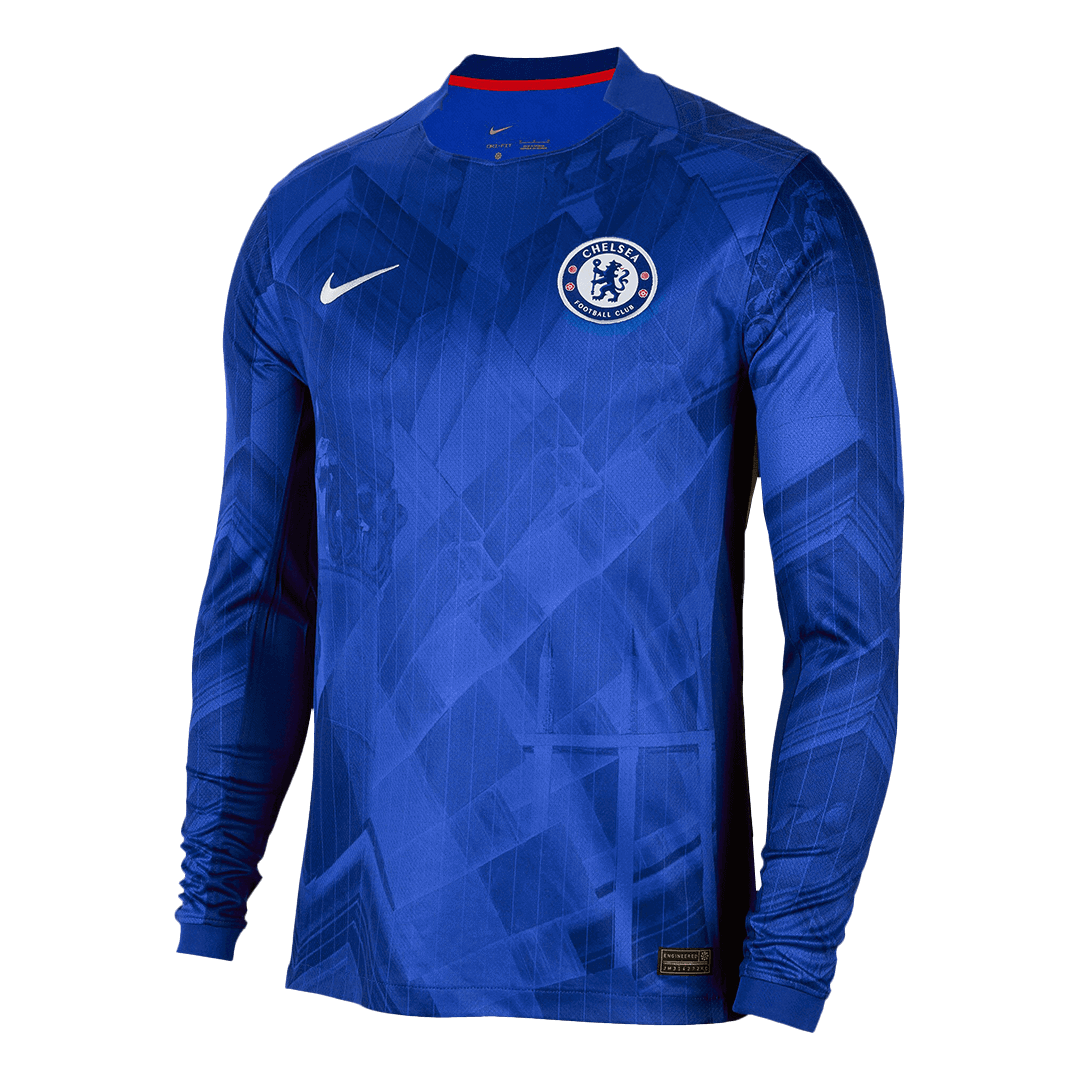 Tricouri Fotbal Chelsea Acasă 2025/26 Mânecă Lungă (mărime mare)