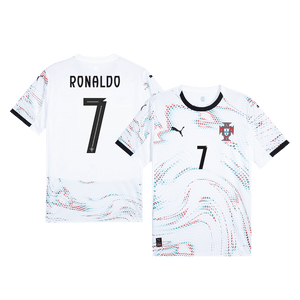 Tricouri Fotbal Portugalia RONALDO #7 Deplasare 2025 (mărime mare)
