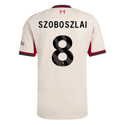 Tricouri Fotbal Liverpool SZOBOSZLAI #8 Deplasare 2025/26