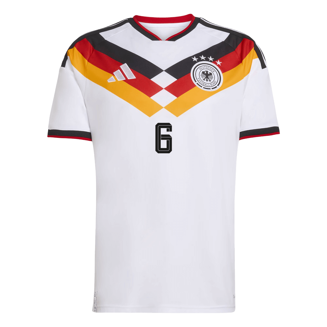 Tricouri Fotbal Germania KIMMICH #6 Acasă Cupa Mondială 2026