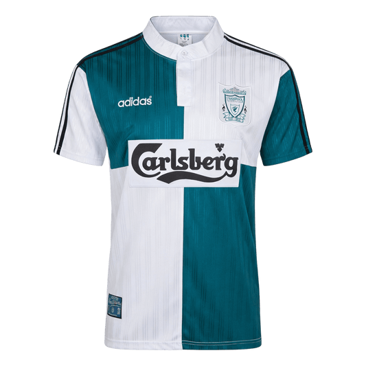 Tricouri Fotbal Vintage Liverpool Deplasare 1995/96
