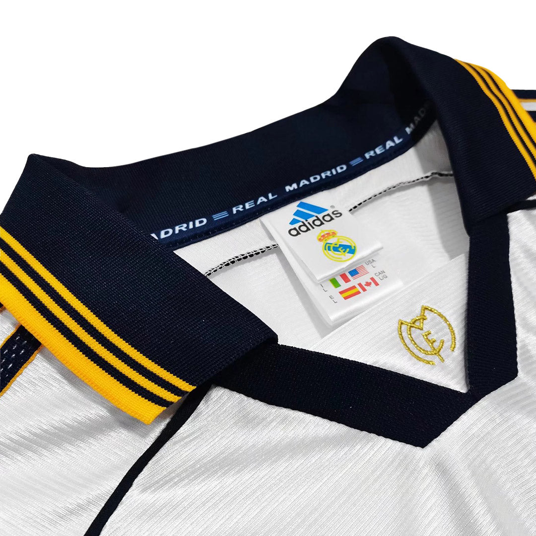 Tricouri Fotbal Vintage Real Madrid Acasă 1998/00