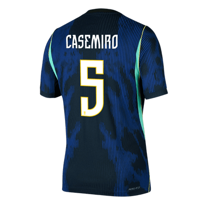 Tricouri Fotbal Brazilia CASEMIRO #5 Deplasare Cupa Mondială 2026 Authentic