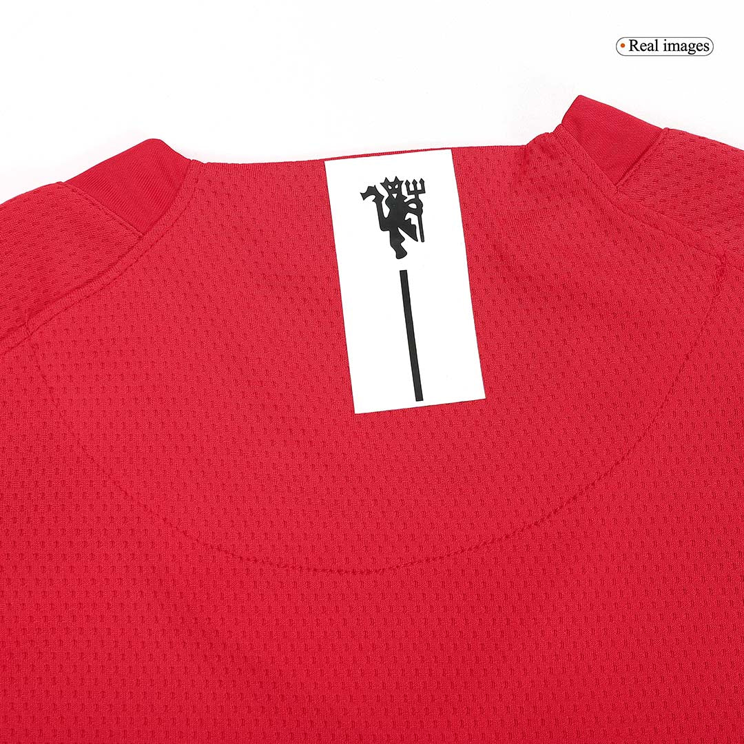 Tricouri Fotbal Vintage Manchester United SCHOLES #18 Acasă 2007/08 - UCL Final