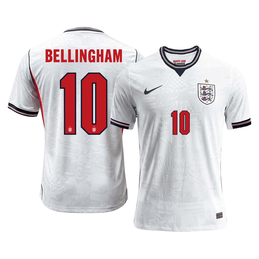Tricouri Fotbal Anglia BELLINGHAM #10 Acasă Cupa Mondială 2026 Authentic