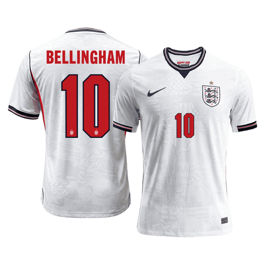 Tricouri Fotbal Anglia BELLINGHAM #10 Acasă Cupa Mondială 2026 Authentic