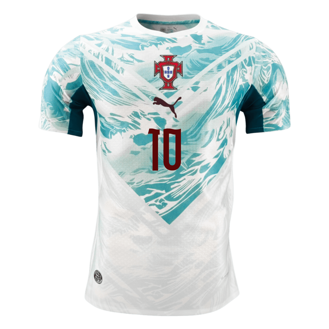 Tricouri Fotbal Portugalia BERNARDO #10 Deplasare Cupa Mondială 2026 Authentic