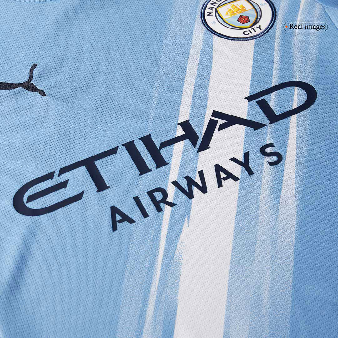Tricouri Fotbal Manchester City RODRIGO #16 Acasă 2025/26 - Premium