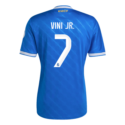 Tricouri Fotbal Real Madrid VINI JR. #7 Treilea 2025/26 (mărime mare)