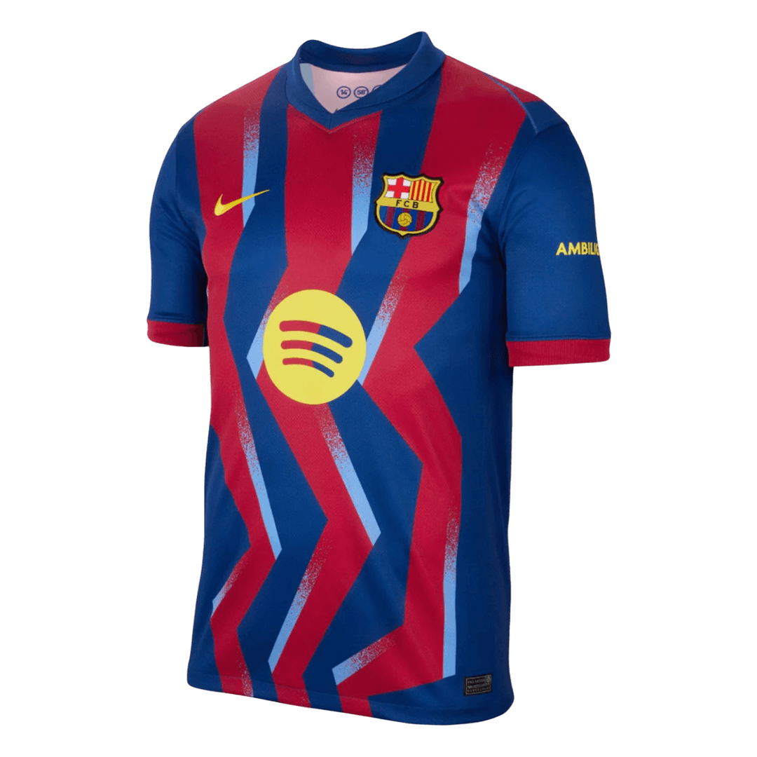 Tricouri Fotbal Barcelona LAMINE YAMAL #10 Al Patrulea 2025/26
