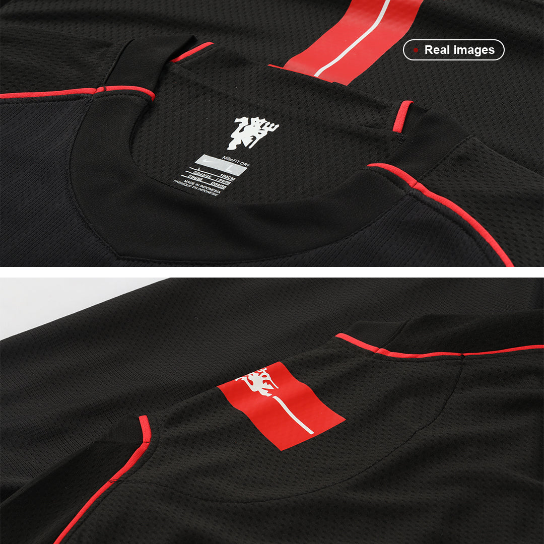 Tricouri Fotbal Vintage Manchester United SCHOLES #18 Deplasare 2007/08