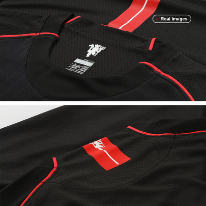 Tricouri Fotbal Vintage Manchester United RONALDO #7 Deplasare 2007/08