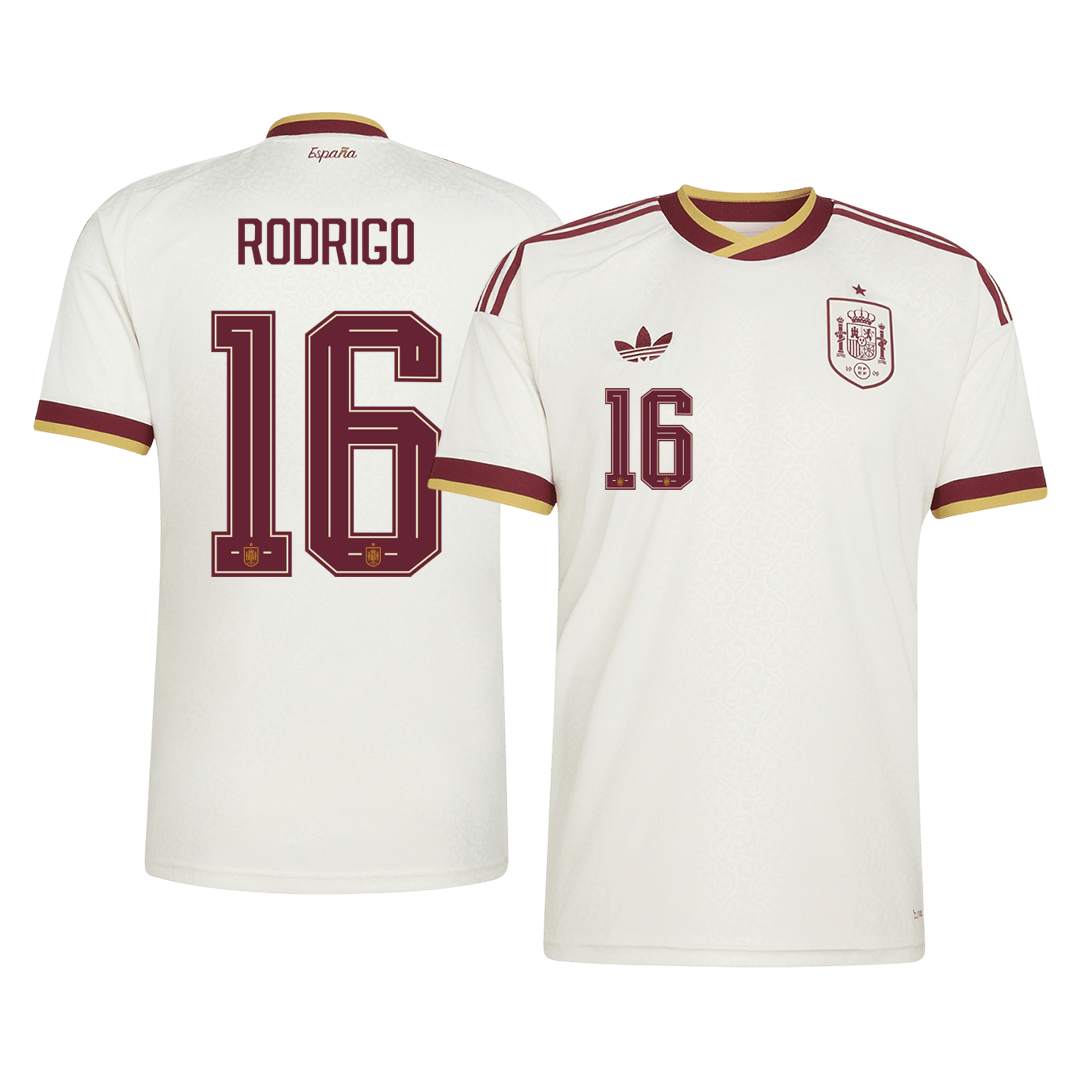Tricouri Fotbal Spania RODRIGO #16 Deplasare Cupa Mondială 2026