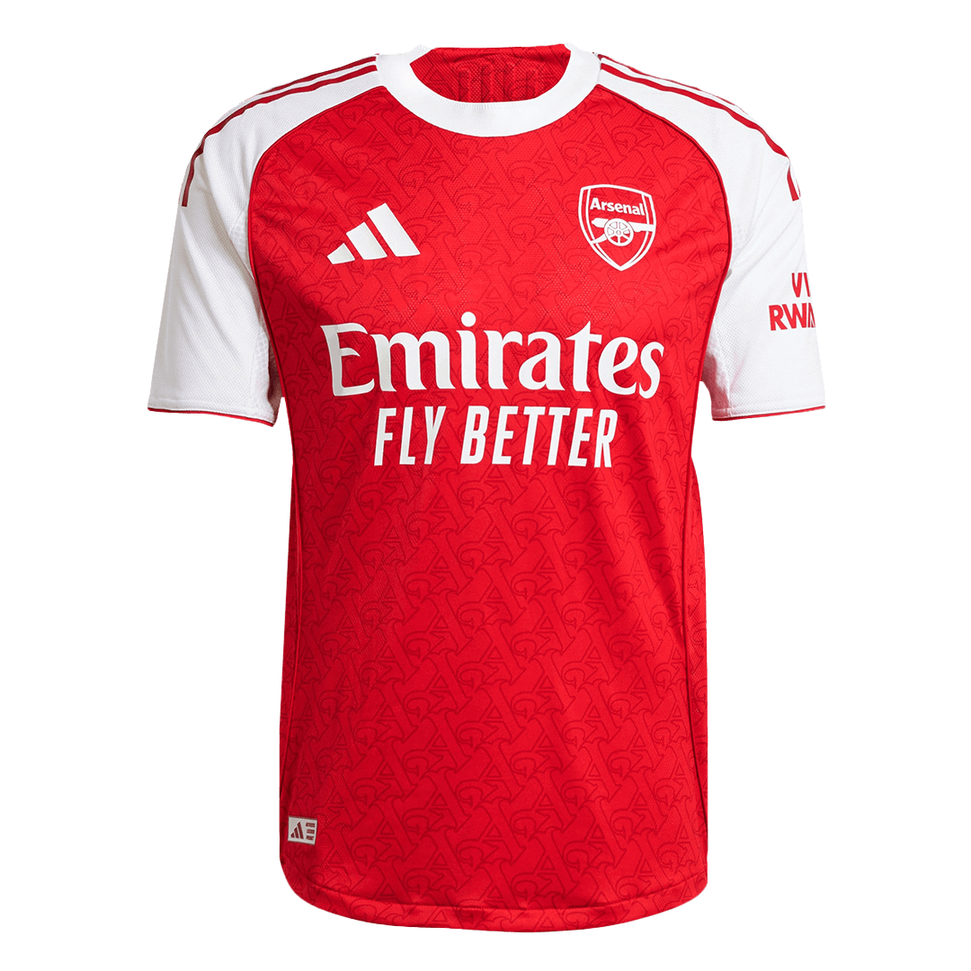 Tricouri Fotbal Arsenal SALIBA #2 Acasă 2025/26 Authentic