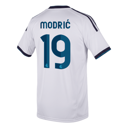 Tricouri Fotbal Vintage Real Madrid MODRIĆ #19 Acasă 2012/13