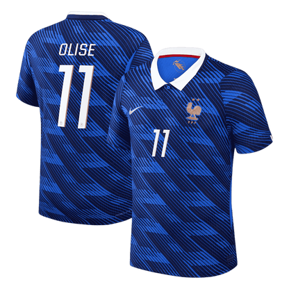 Tricouri Fotbal Franța OLISE #11 Acasă Cupa Mondială 2026 Authentic
