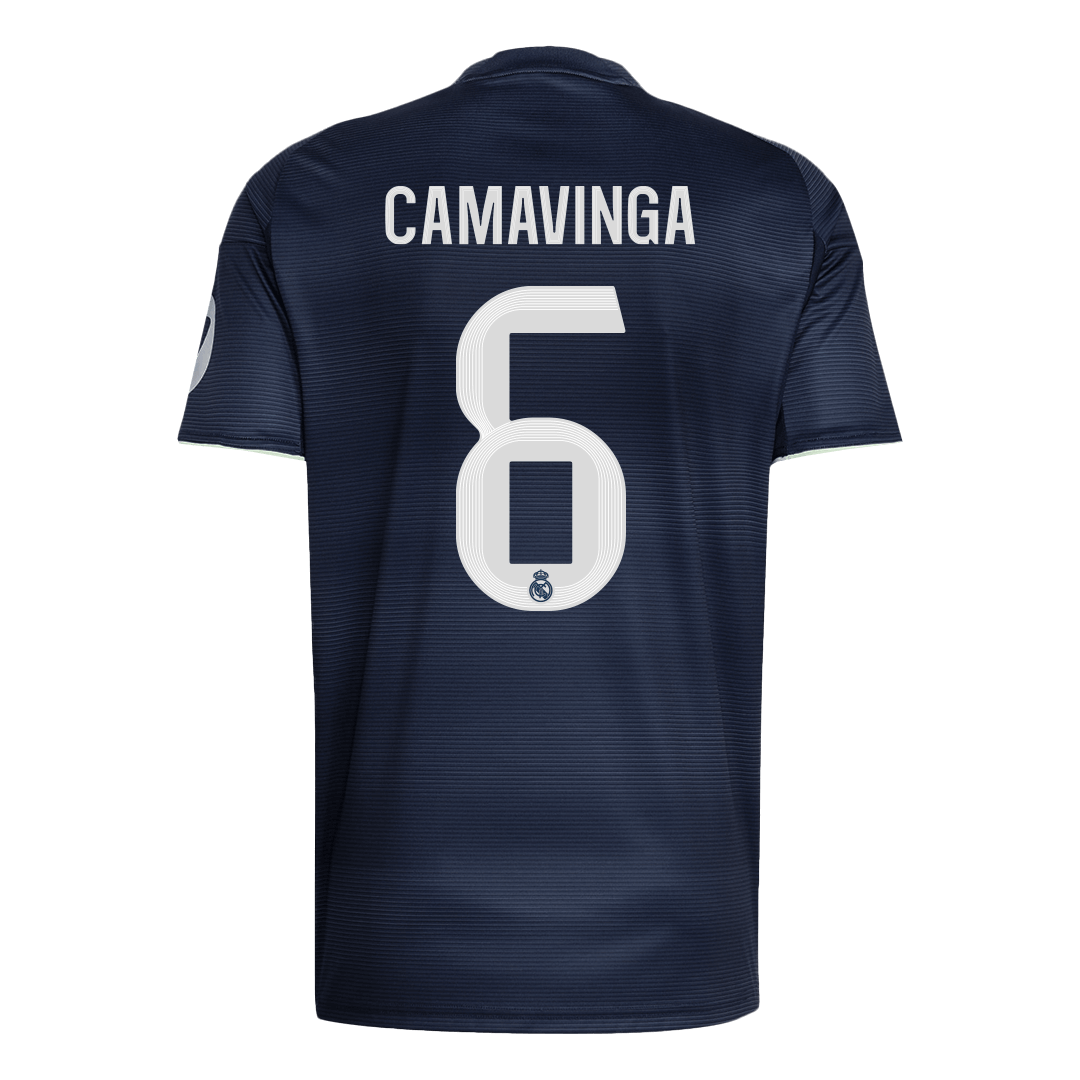 Tricouri Fotbal Real Madrid CAMAVINGA #6 Deplasare 2025/26 - Premium