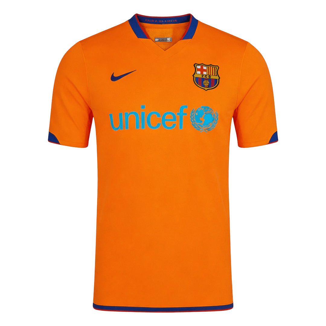 Tricouri Fotbal Vintage Barcelona Deplasare 2006/07